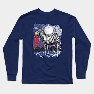 zebra Long Sleeve T-Shirt